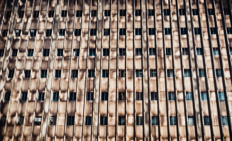 Building Facade with Shadows