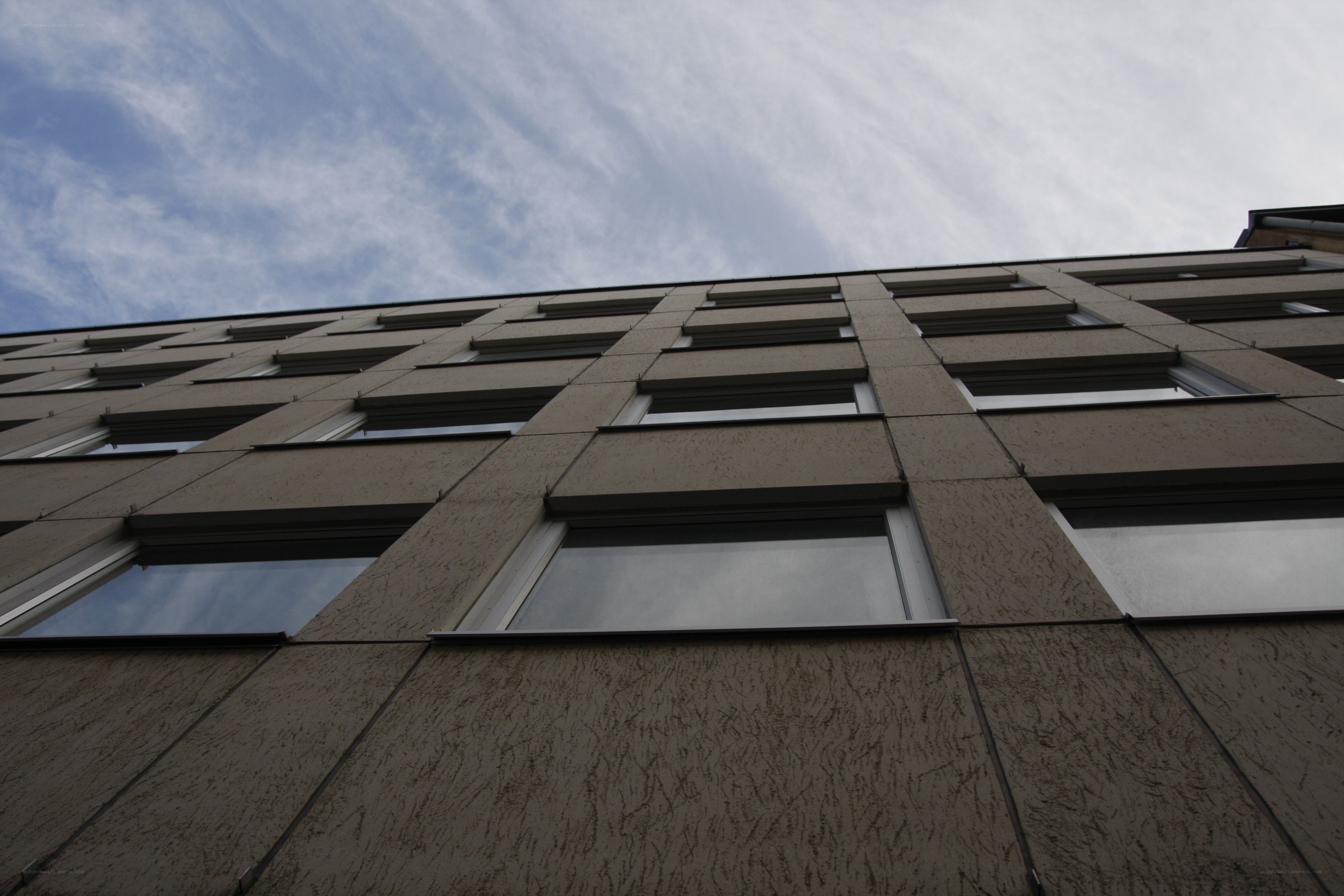 building facade with windows