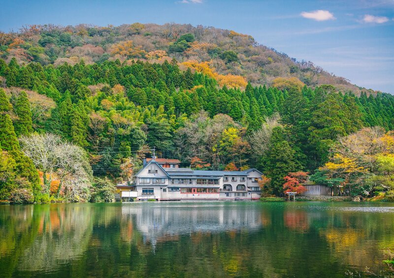 Building on Lake Shore — Green
