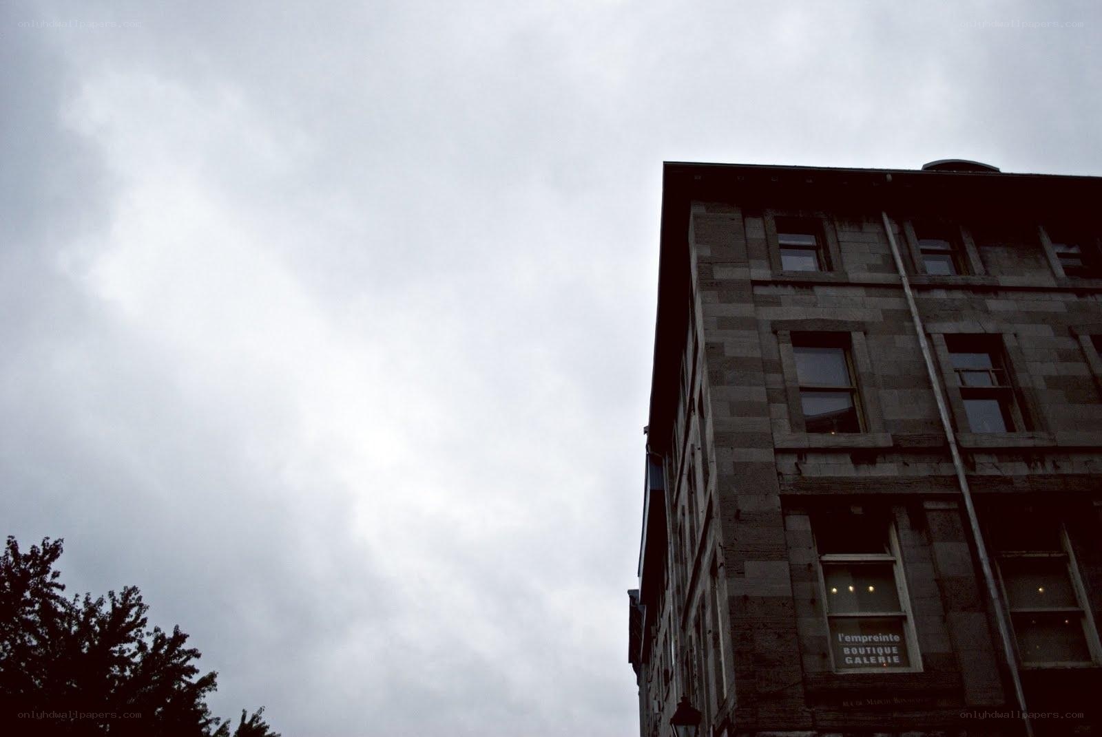 building under cloudy sky