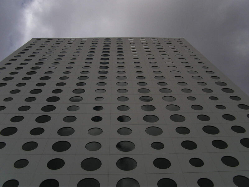 Building with Circular Windows