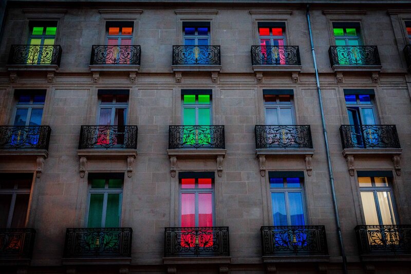 Building with Colored Windows