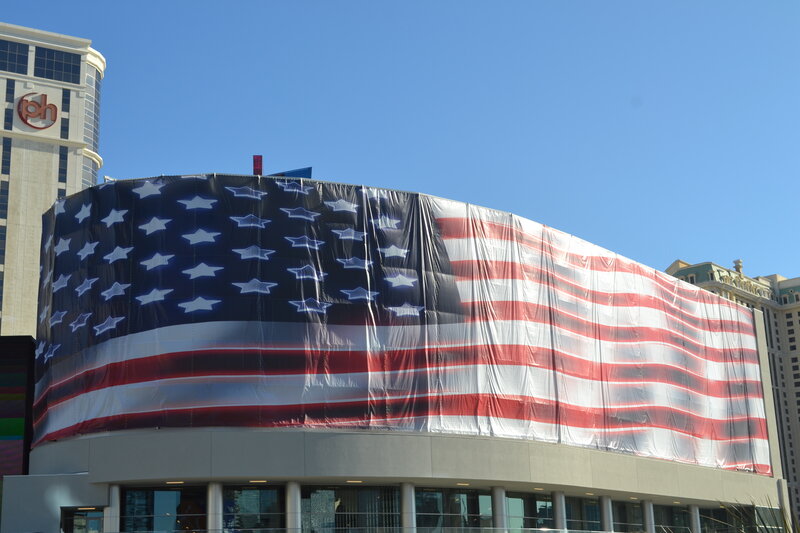 Building with Flag