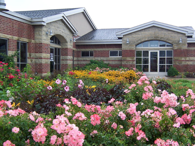 Building with Flower Garden