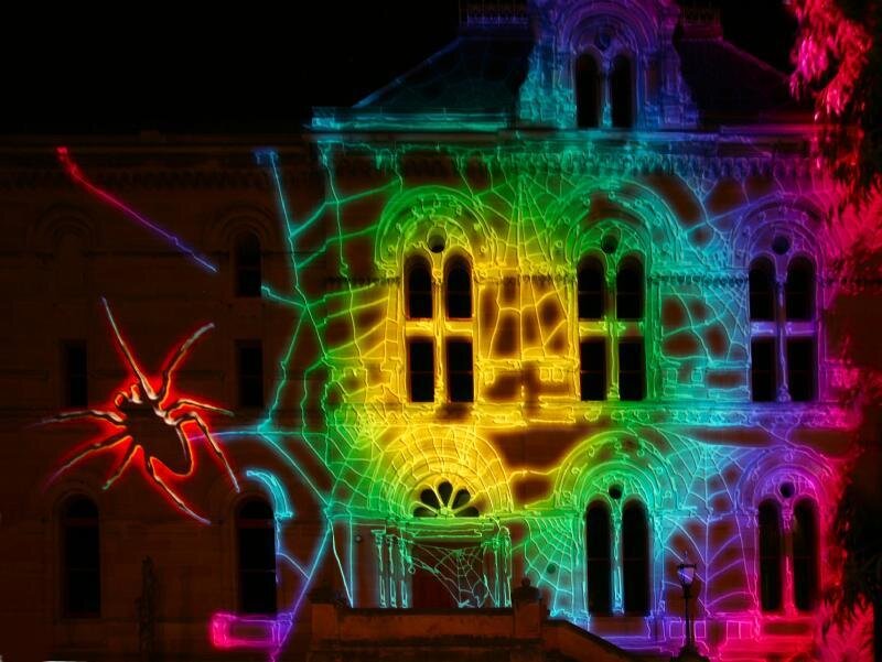 Building with Light Projection