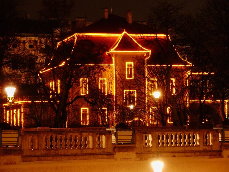 Building with Lights — Orange