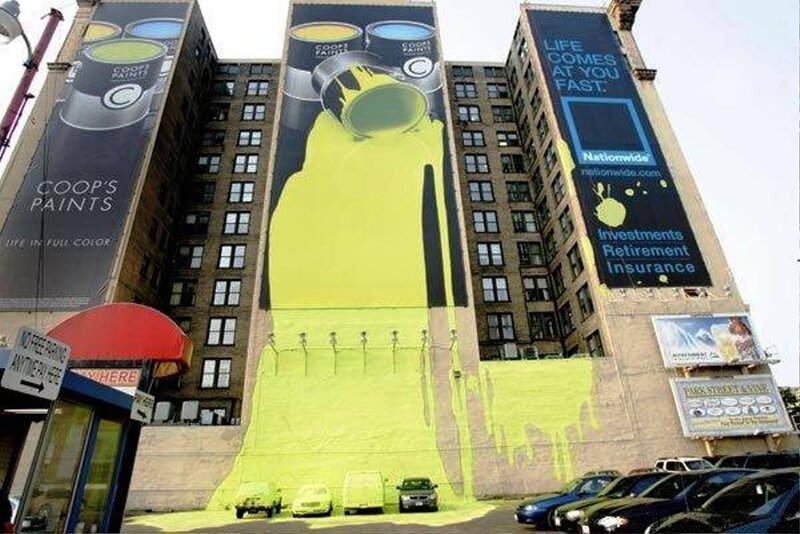 Building with Paint Mural