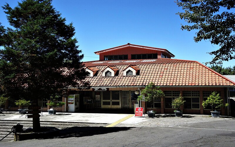 building with red tiled roof
