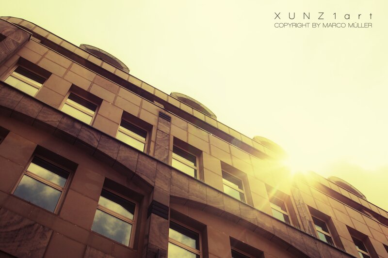 Building with Sun Glare