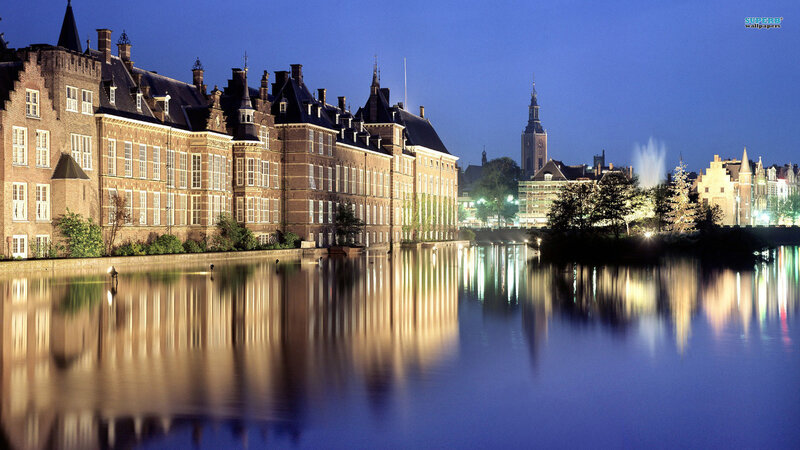 Buildings Along a River