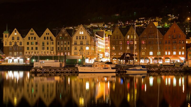 Buildings Along Harbor