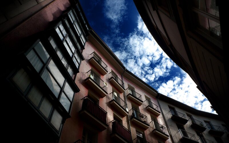 Buildings and blue sky