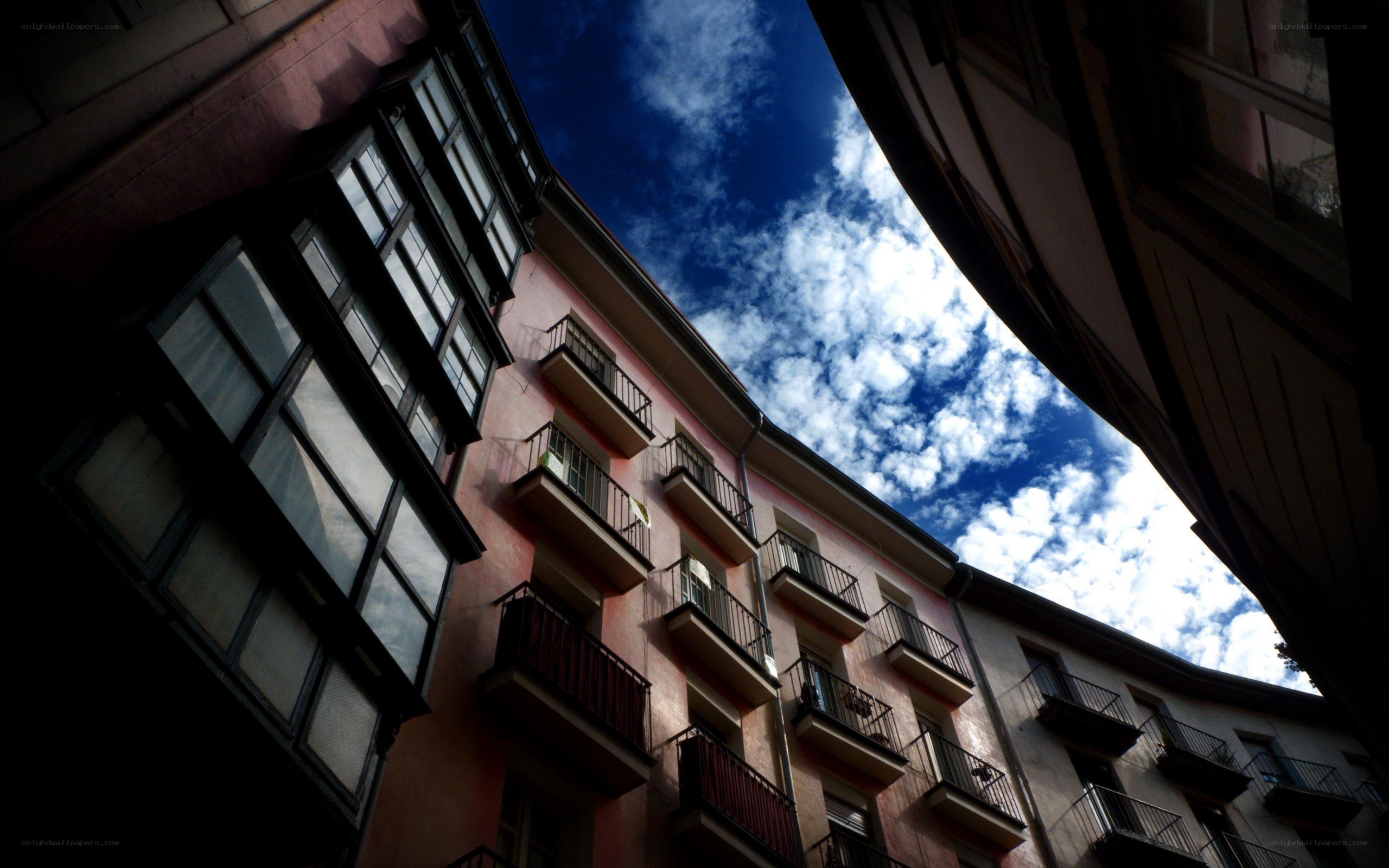 Buildings and blue sky