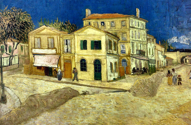 Buildings on a Street — Blue