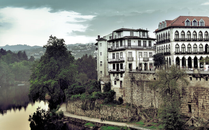 Buildings on Riverbank