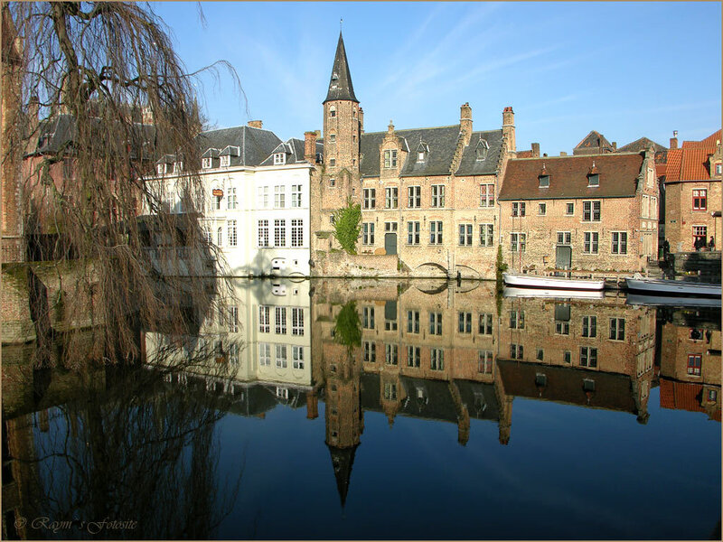 Buildings Reflected in Canal