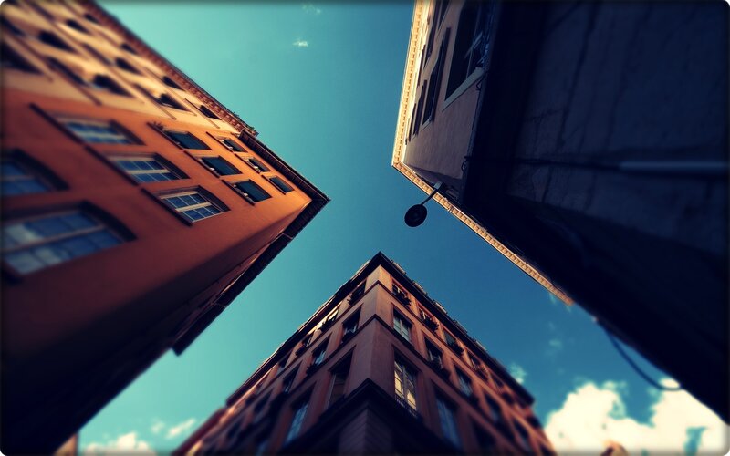 Buildings Viewed from Below