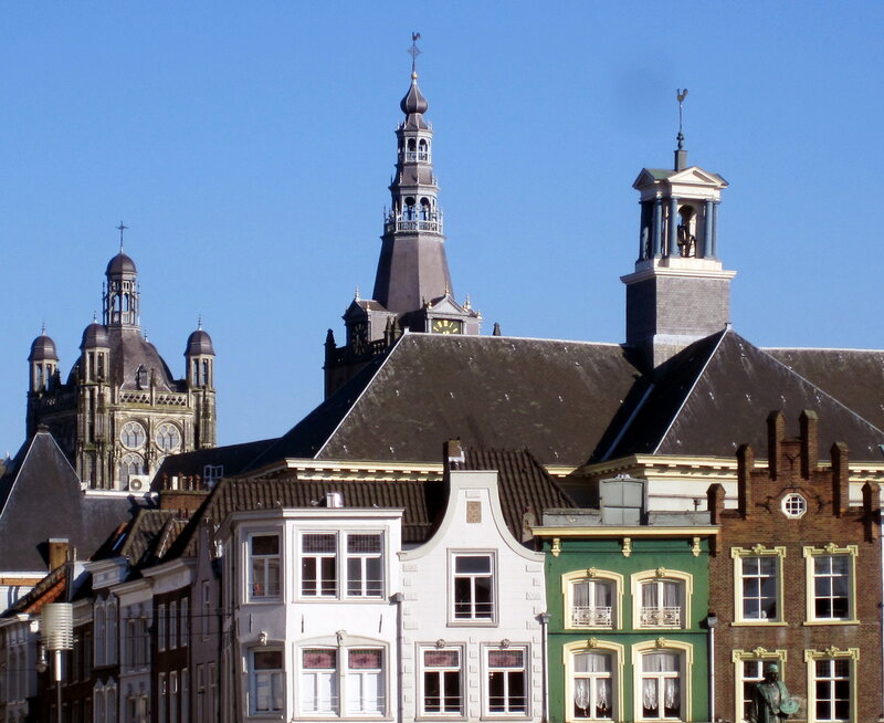 Buildings with Church Towers