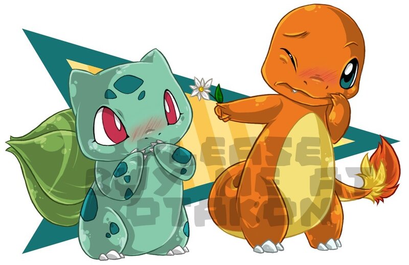 Bulbasaur and Charmander