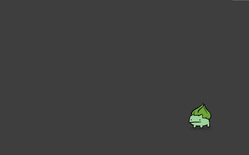 Bulbasaur Character — Gray