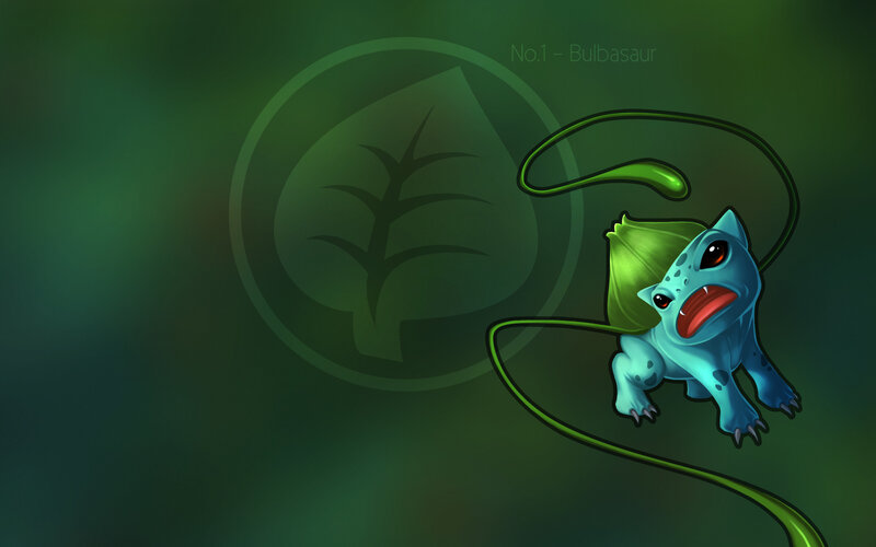 Bulbasaur Character — Green, Playful, Digital Art