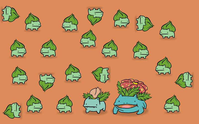 Bulbasaur evolution series