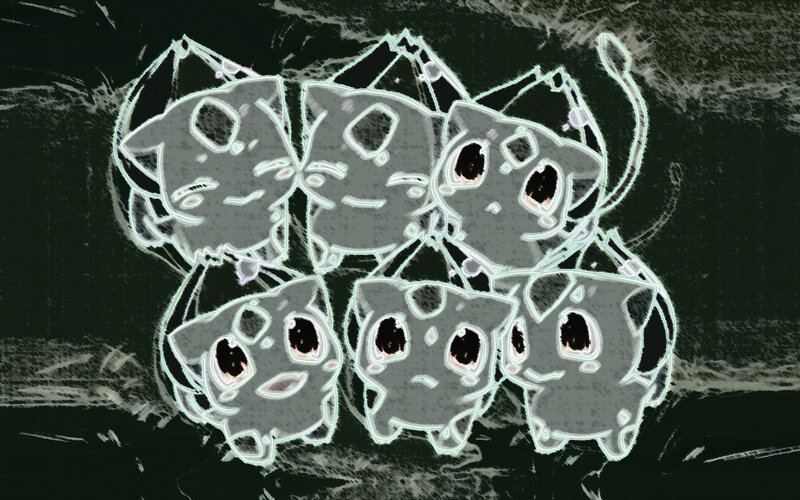 Bulbasaur group illustration