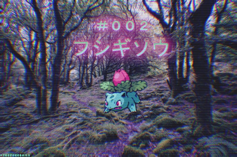 Bulbasaur in Forest — Green, Dreamy