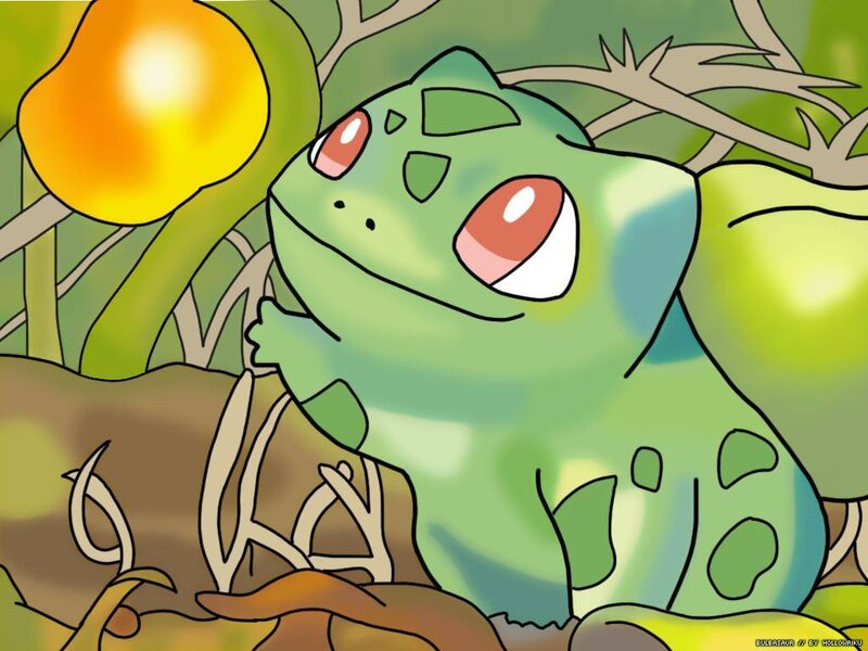 Bulbasaur in the forest