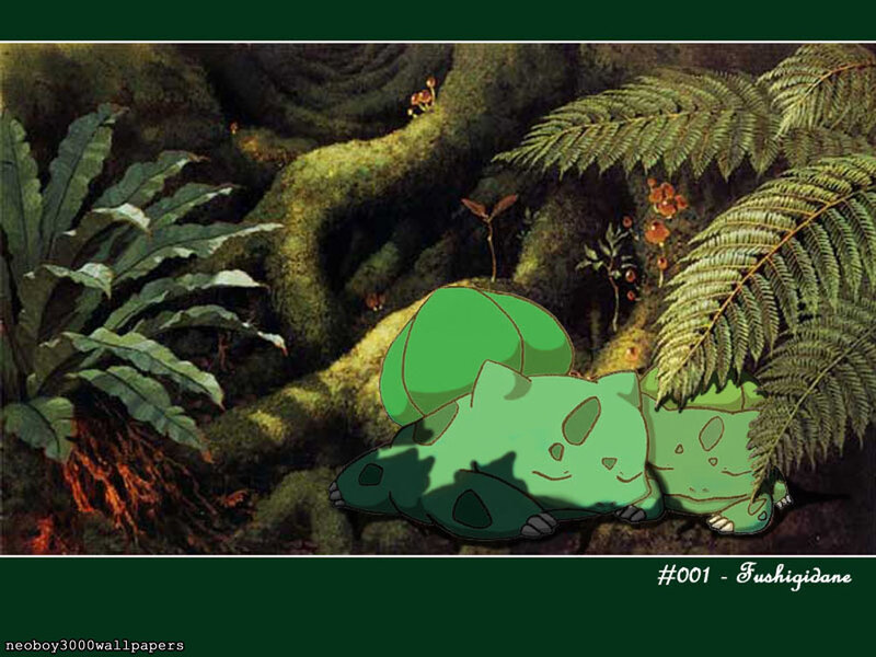 Bulbasaur in the forest