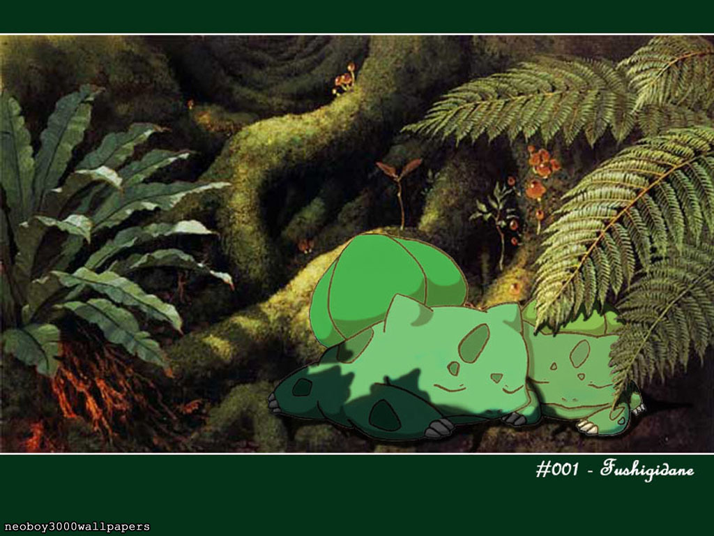 Bulbasaur in the forest