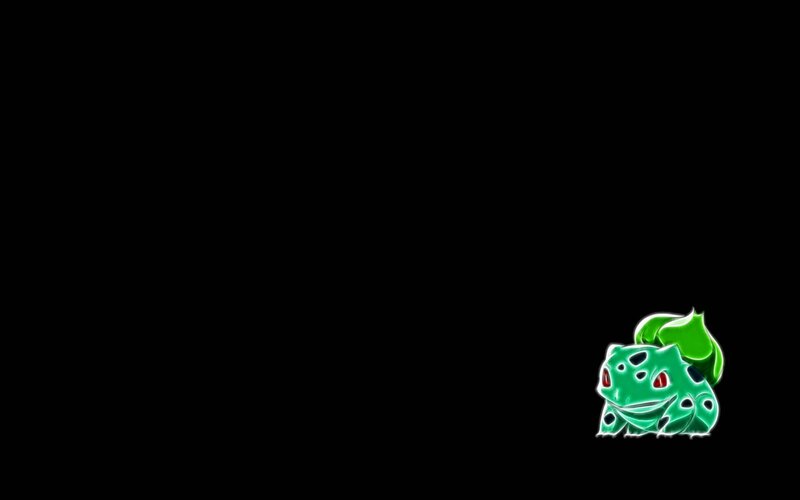 Bulbasaur neon wallpaper