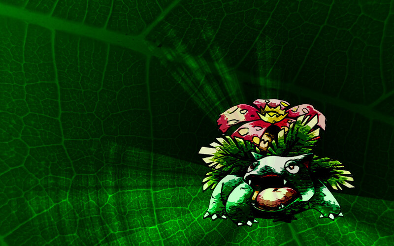 Bulbasaur on a leaf