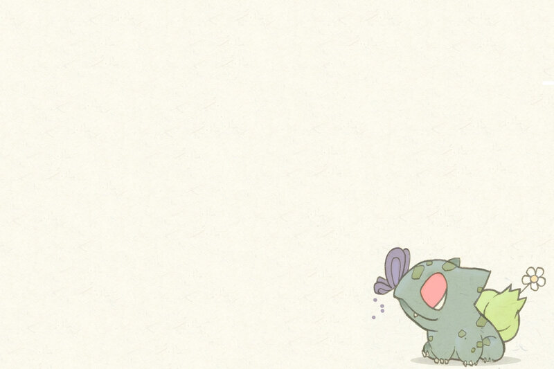 Bulbasaur with a flower