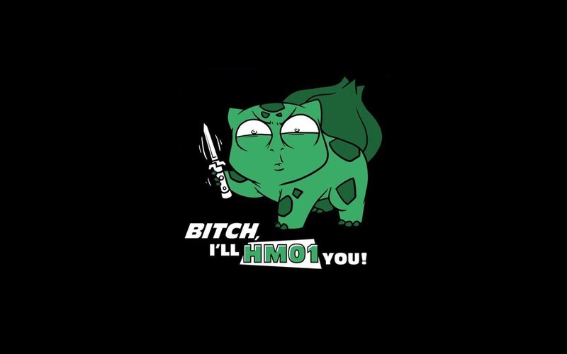 Bulbasaur with knife meme