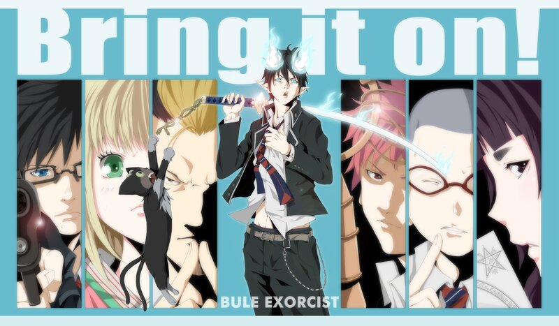Bule Exorcist anime characters