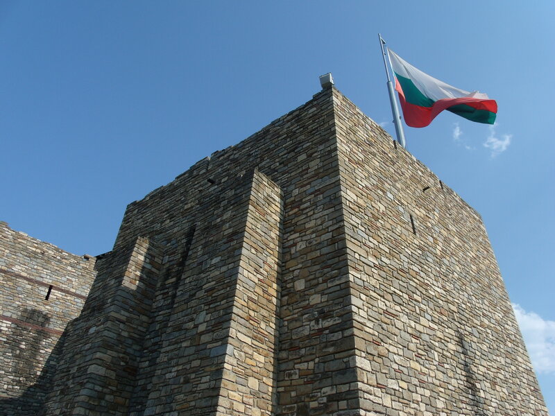 Bulgarian Flag on Tower