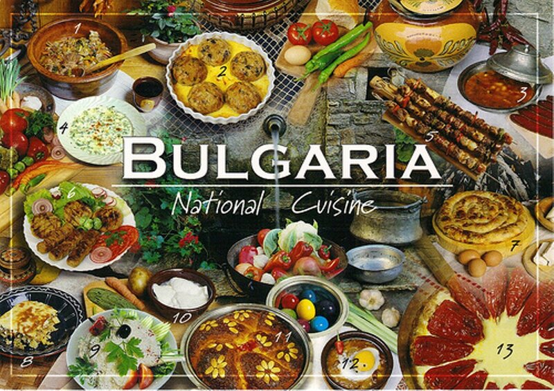 Bulgarian Food Spread