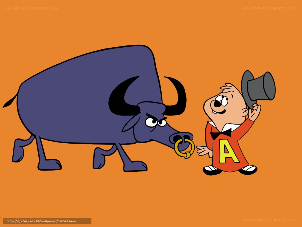 Bull and Ringmaster Cartoon