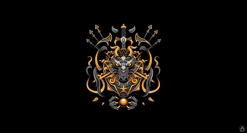 Bull Head Emblem