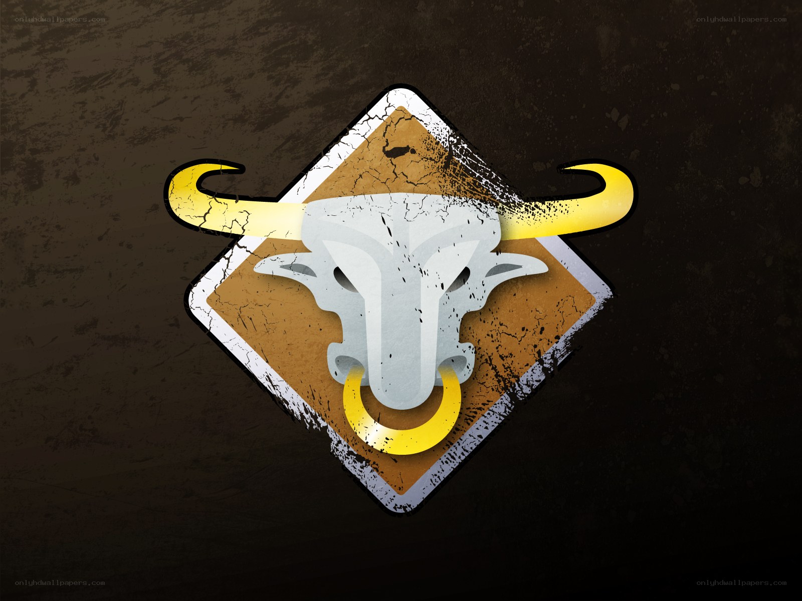 bull head logo design