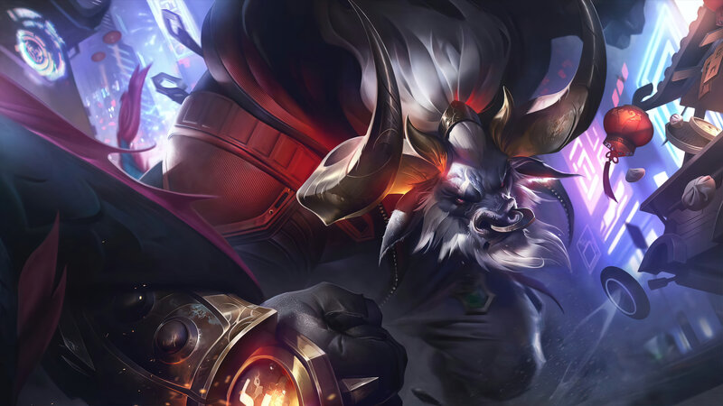 Bull-headed Warrior — Black