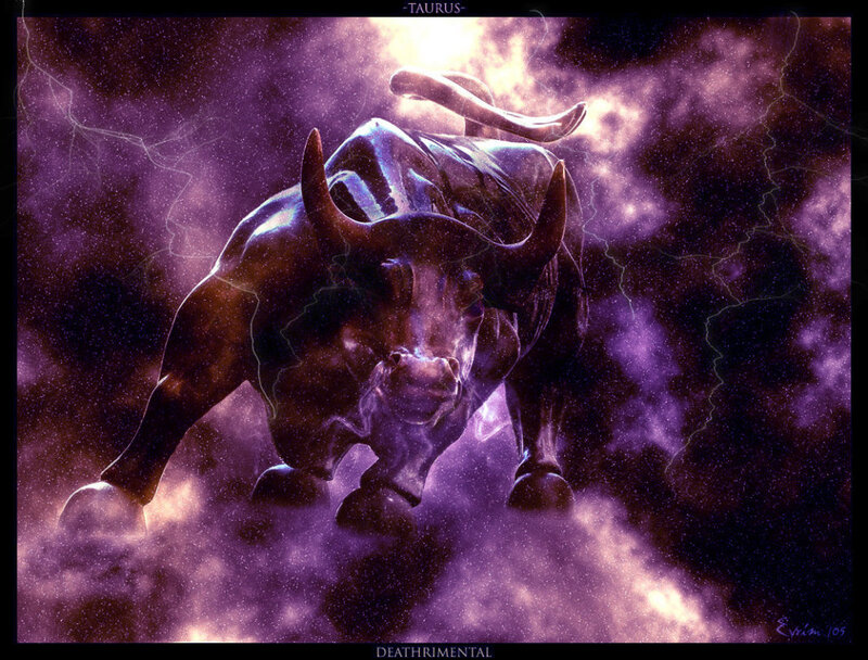 Bull in Cosmic Clouds