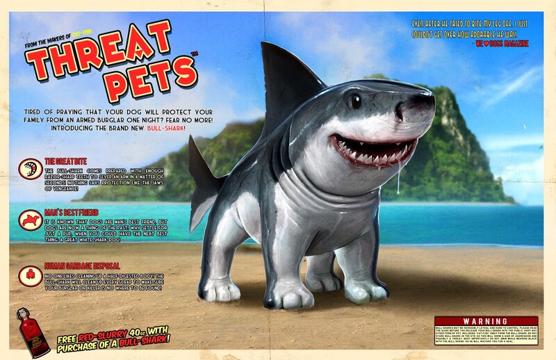 Bull-Shark Threat Pets