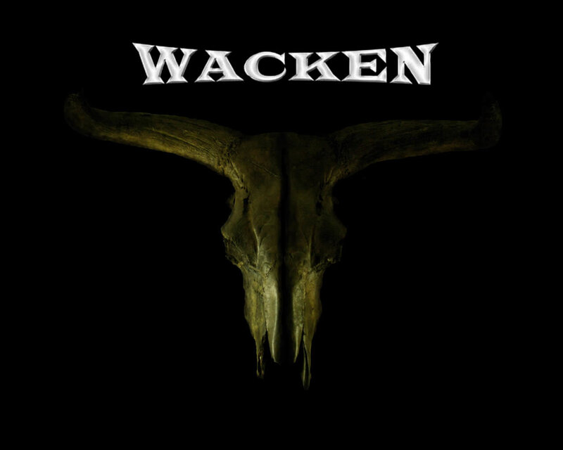Bull Skull with Horns — Black