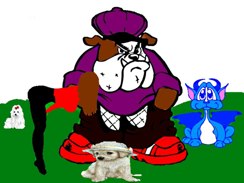 Bulldog Character
