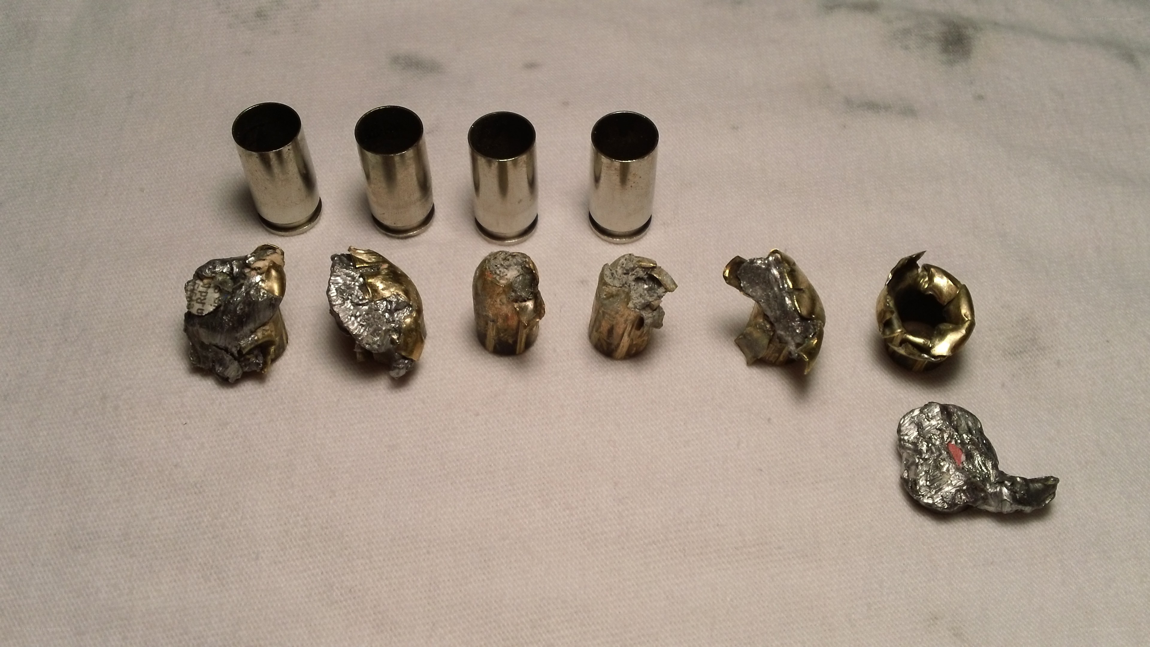 Bullet casings and projectiles