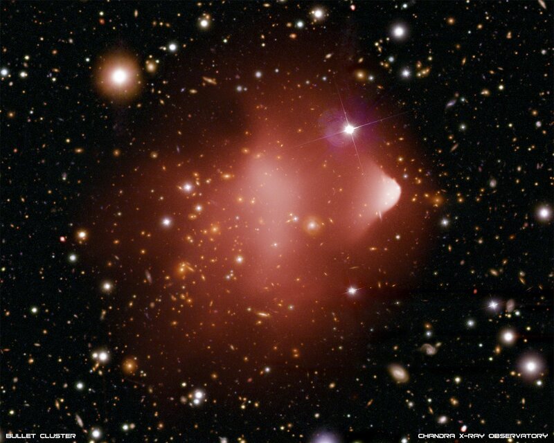 Bullet Cluster in space