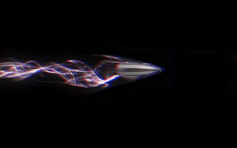 Bullet in Motion — Black, Dynamic