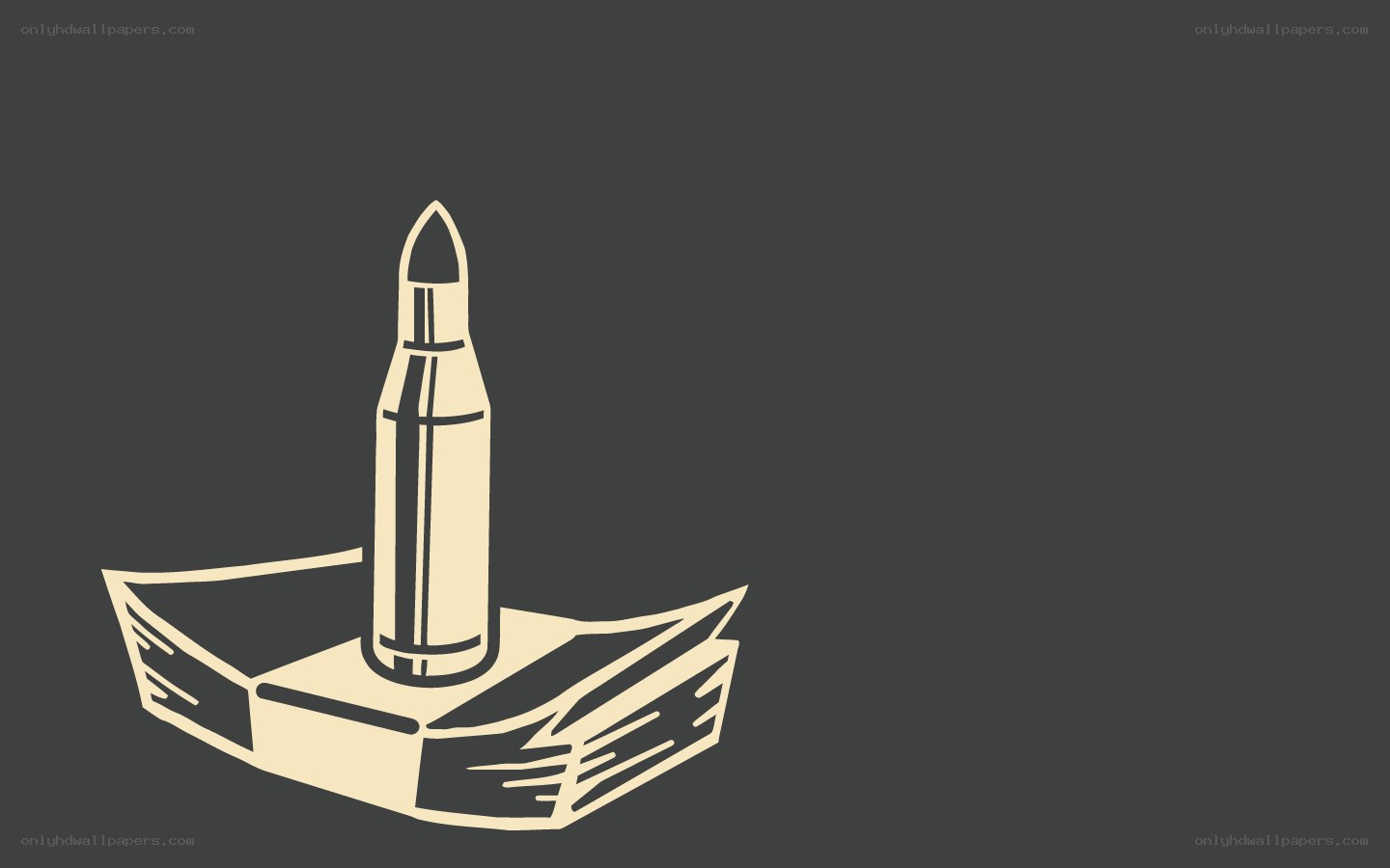 bullet on book illustration